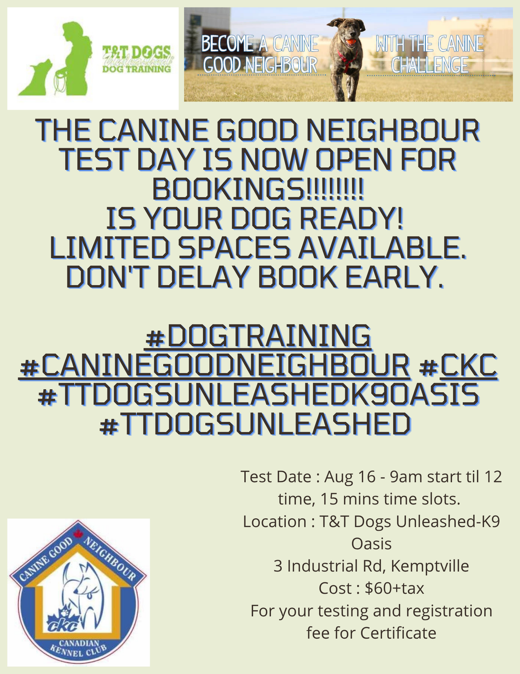 CKC Canine Good Neighbour Evaluation